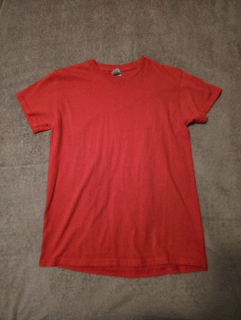 Plain red shirt